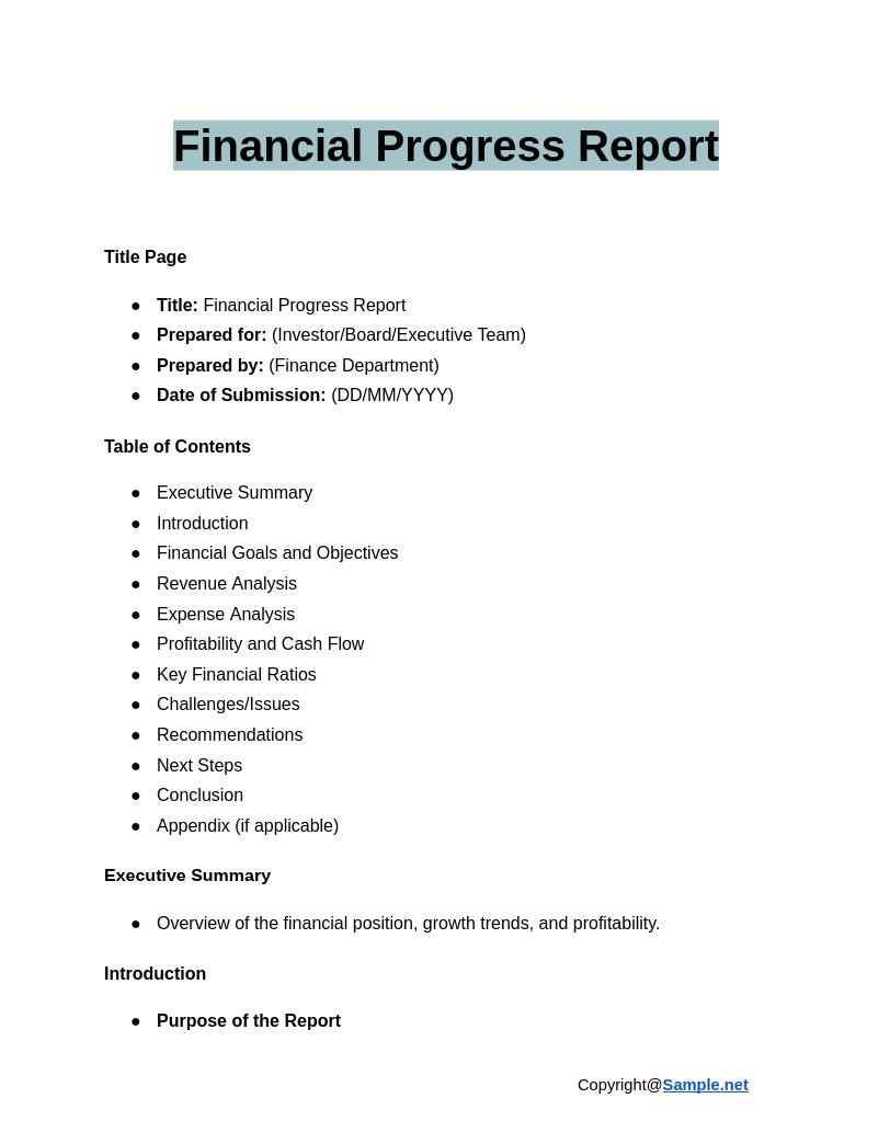 Financial Progress Report Google Docs 12 13 2024 10 55 AM