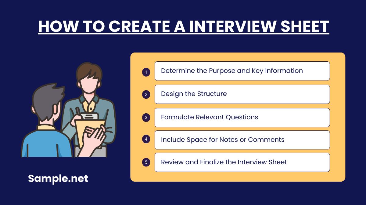 How to Create a Interview Sheet