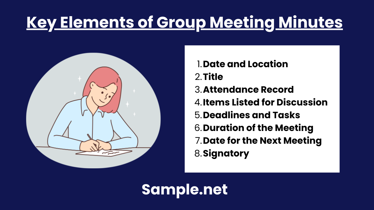 Key Elements of Group Meeting Minutes