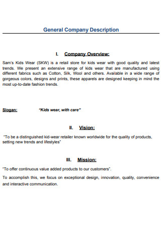 example of a business plan for a boutique pdf