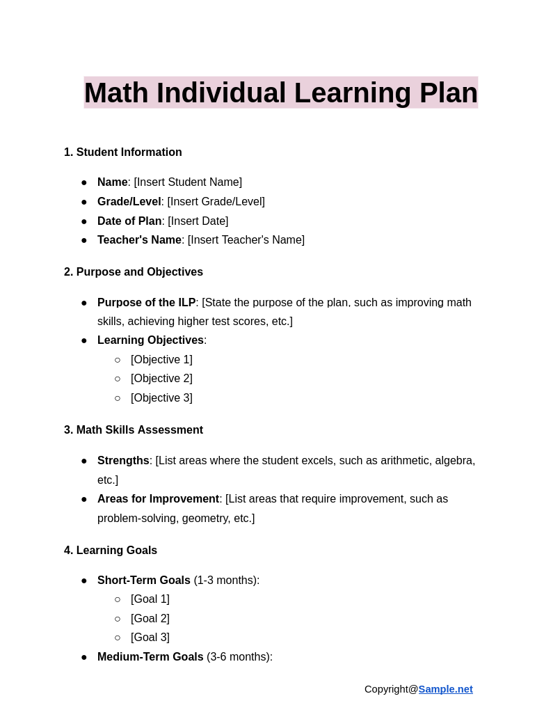 Math Individual Learning Plan Google Docs 12 13 2024 10 59 AM