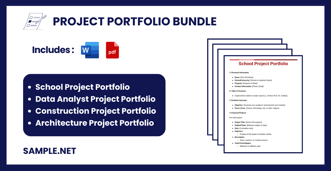 project portfolio bundle