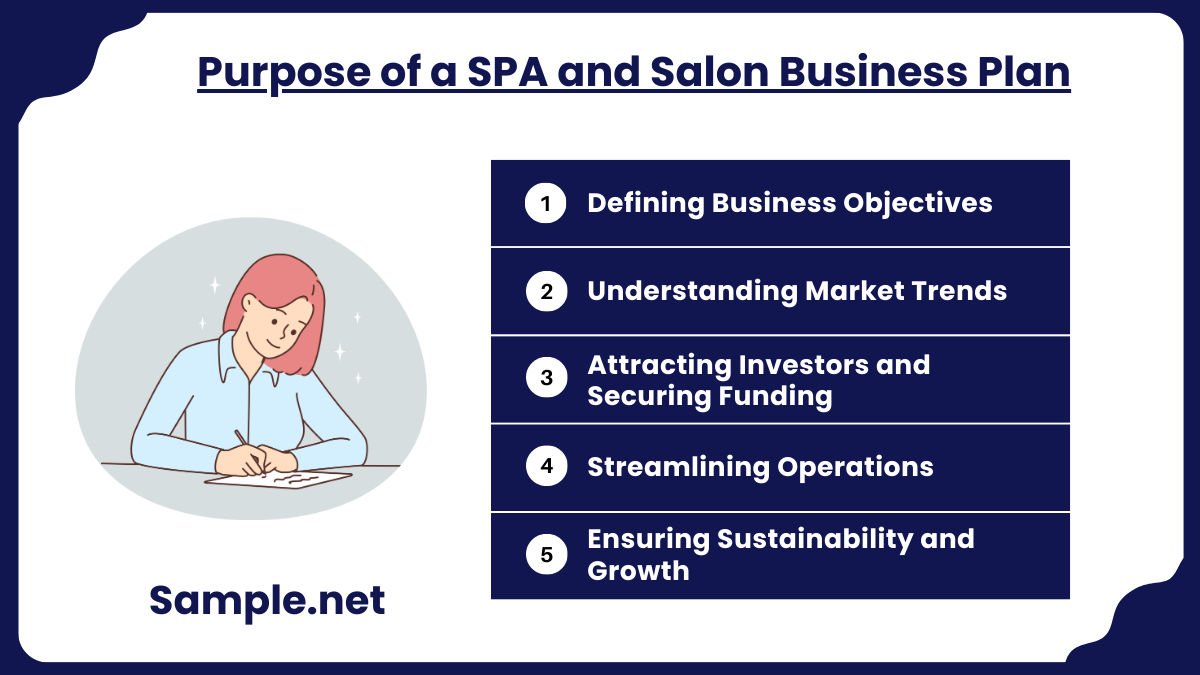 purpose of a spa and salon business plan