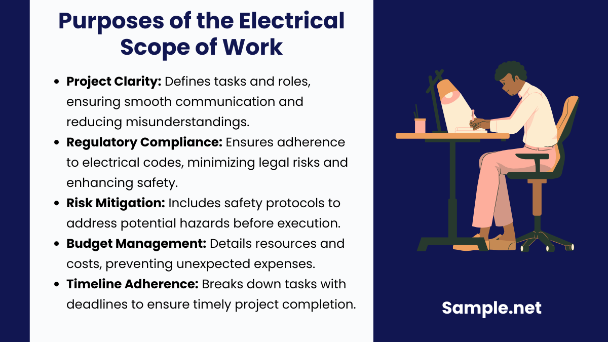 Purposes of the Electrical Scope of Work