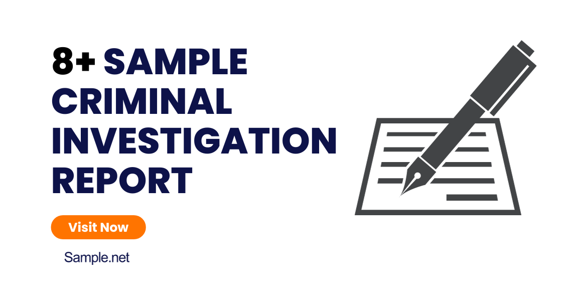 sample criminal investigation report