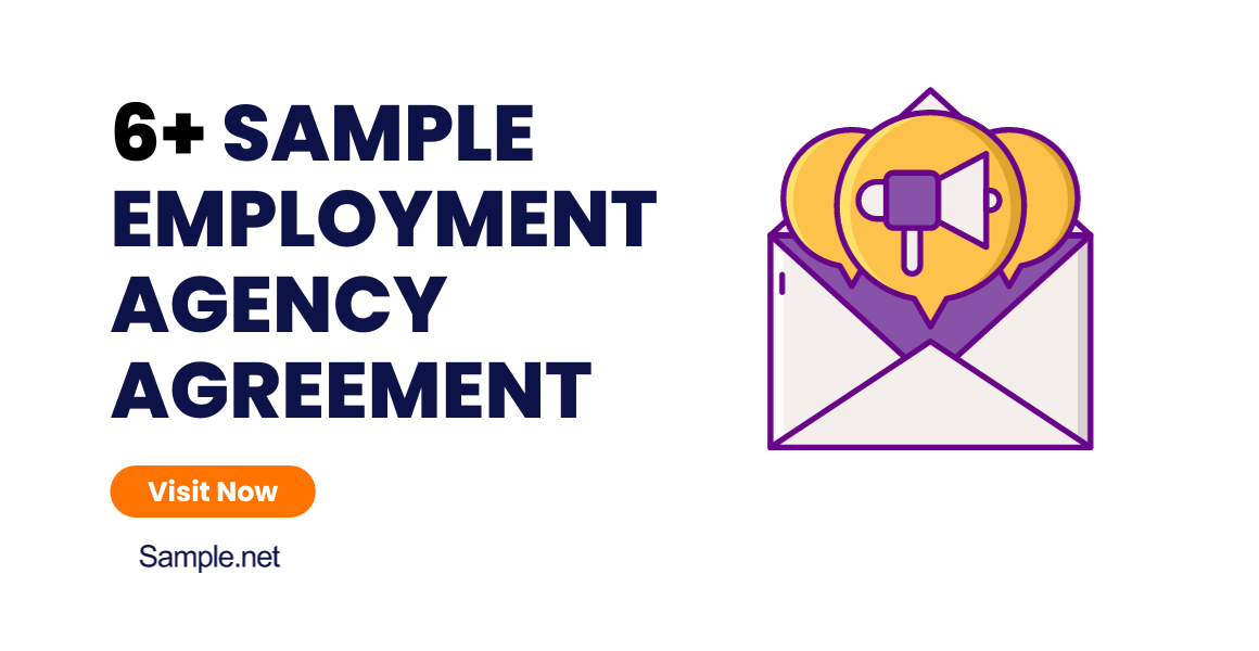 6+ SAMPLE Employment Agency Agreement in PDF