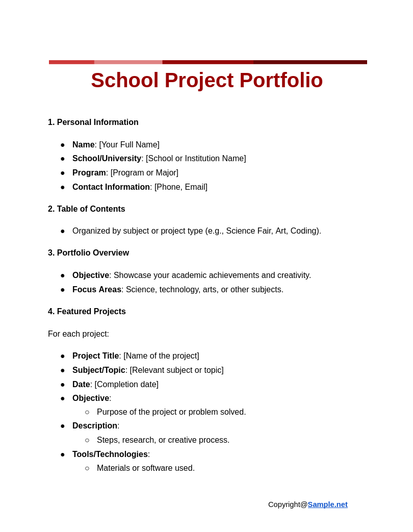 School Project Portfolio Google Docs 11 12 2024 04 18 PM