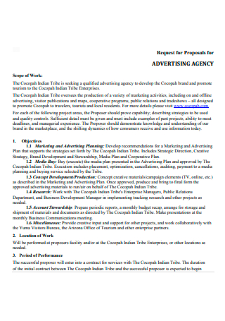 Advertising Agency Proposal Format