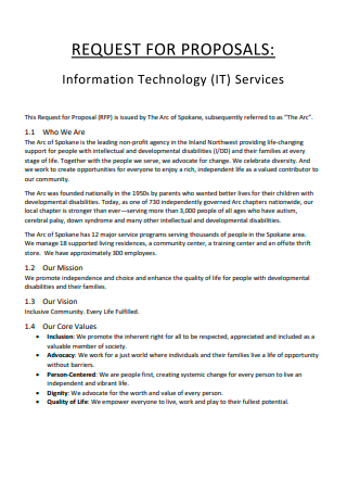 Basic IT Services Proposal