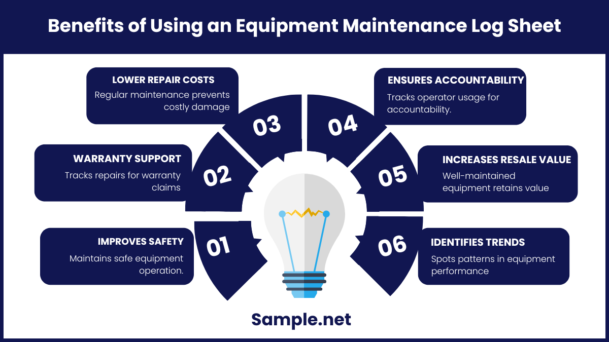 Benefits of Using an Equipment Maintenance Log Sheet