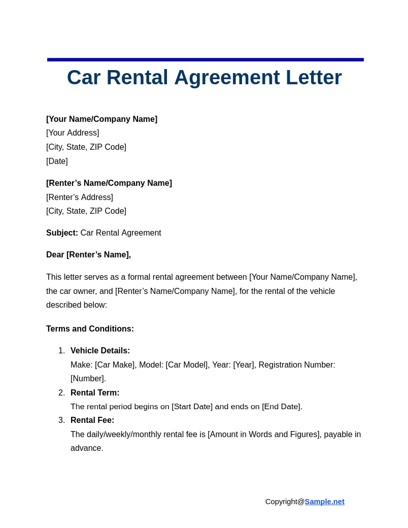 Car Rental Agreement Letter Google Docs 11 20 2024 10 55 AM