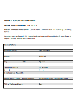 Communication and Marketing Consulting Services Proposal