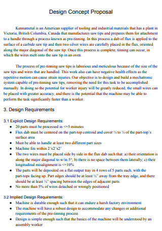 Design Concept Proposal