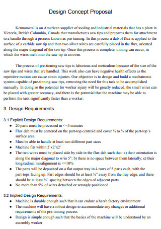 34+ SAMPLE Design Concept Proposal in PDF