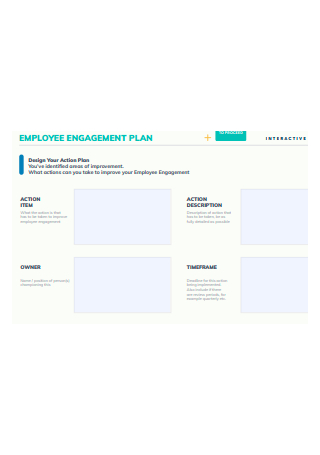 Employee Engagement Action Plan Format