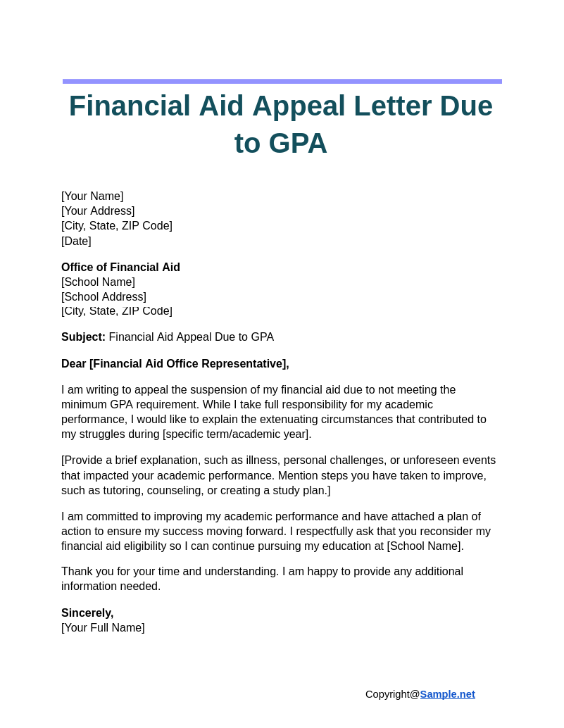 Financial Aid Appeal Letter Due to GPA Google Docs 11 18 2024 04 22 PM