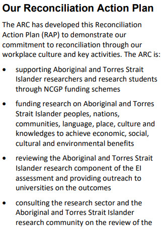 Formal Reconciliation Action Plan