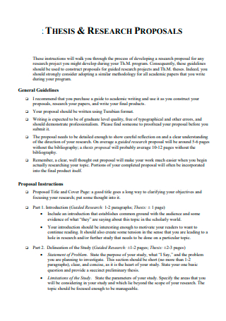 Formal Thesis Research Proposal1