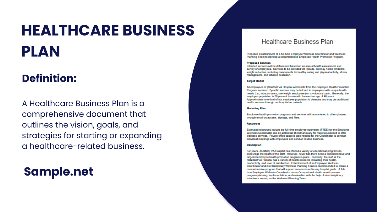 healthcare business plan