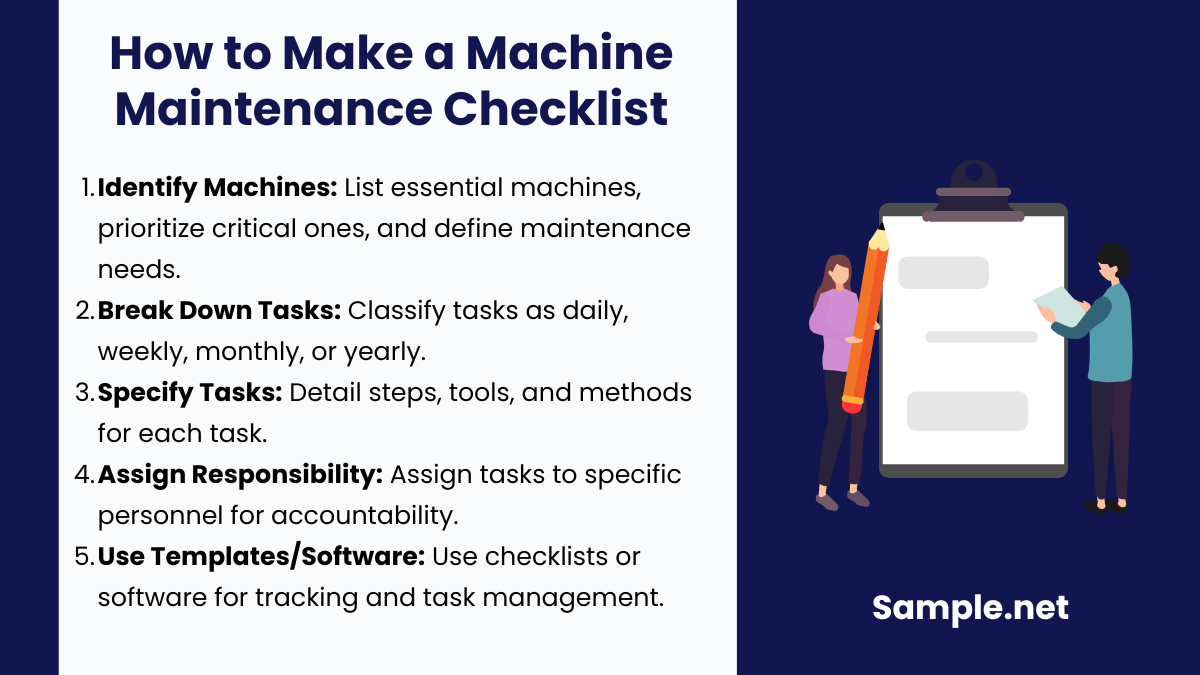 How to Make a Machine Maintenance Checklist