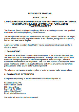 Landscaping Design Proposal