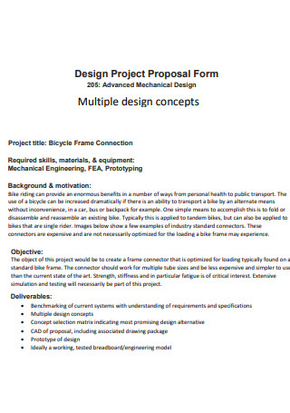 Multiple Design Concept Proposal