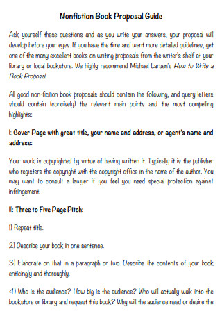 Nonfiction Book Proposal Guide