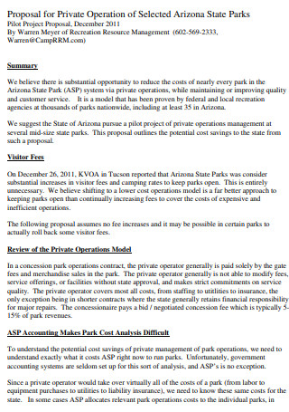 Operations Resource Management Proposal