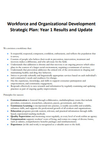 Organizational Development Strategic Plan