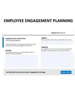 Printable Employee Engagement Action Planning