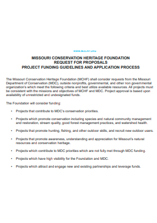 Project Funding Grant Proposal