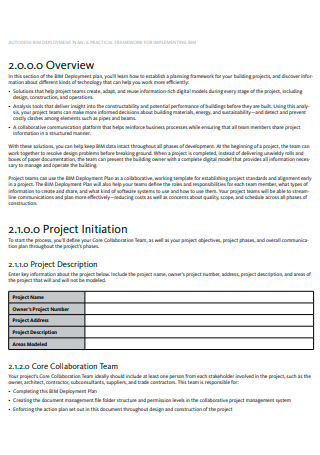 Project Initiation Deployment Plan