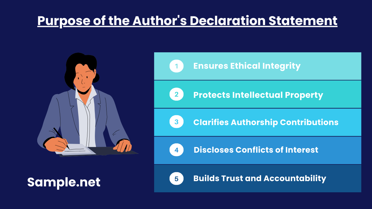 Purpose of the Author's Declaration Statement