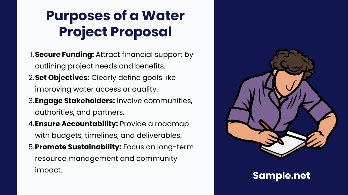 Purposes of a Water Project Proposal