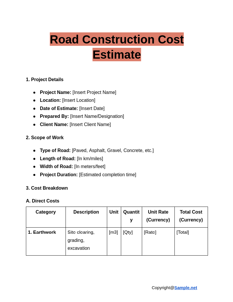 Road Construction Cost Estimate Google Docs 12 18 2024 04 37 PM