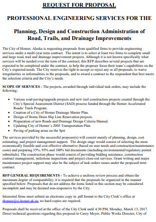 Road Construction Planning Proposal