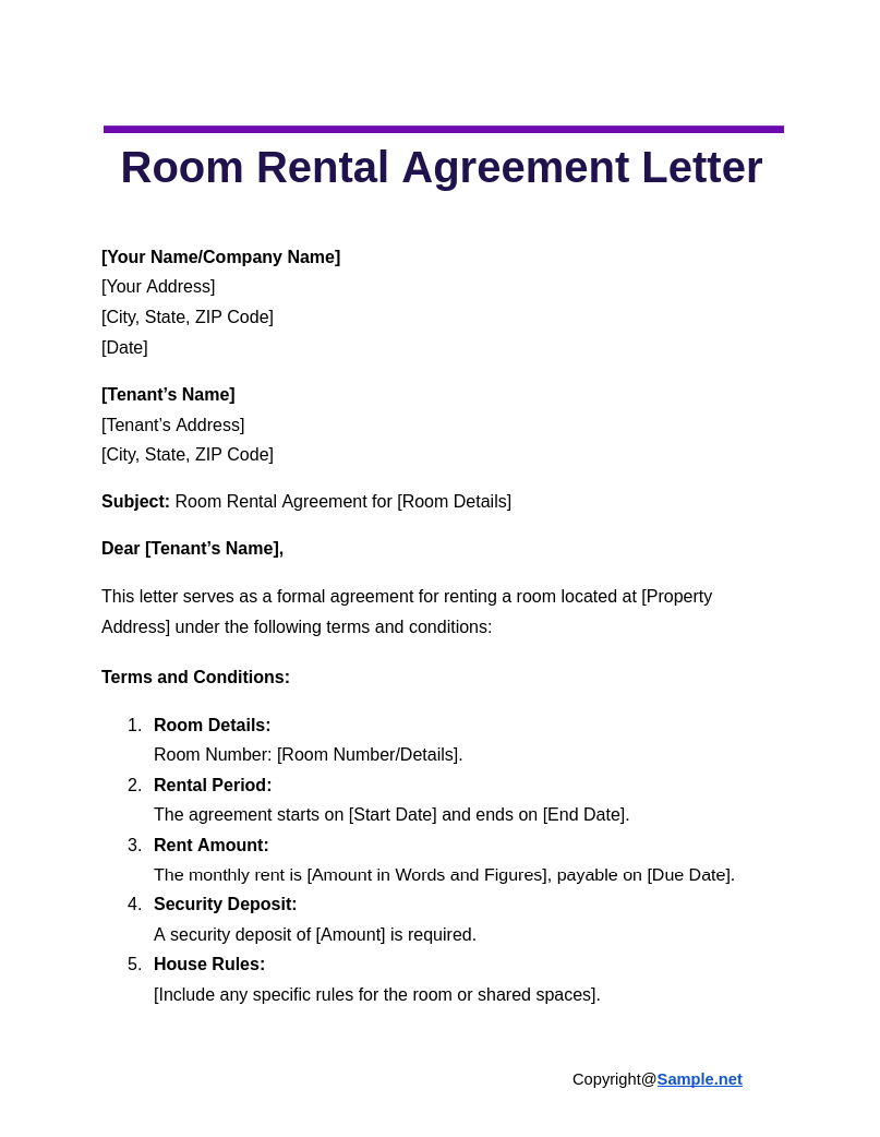 Room Rental Agreement Letter Google Docs 11 20 2024 10 56 AM