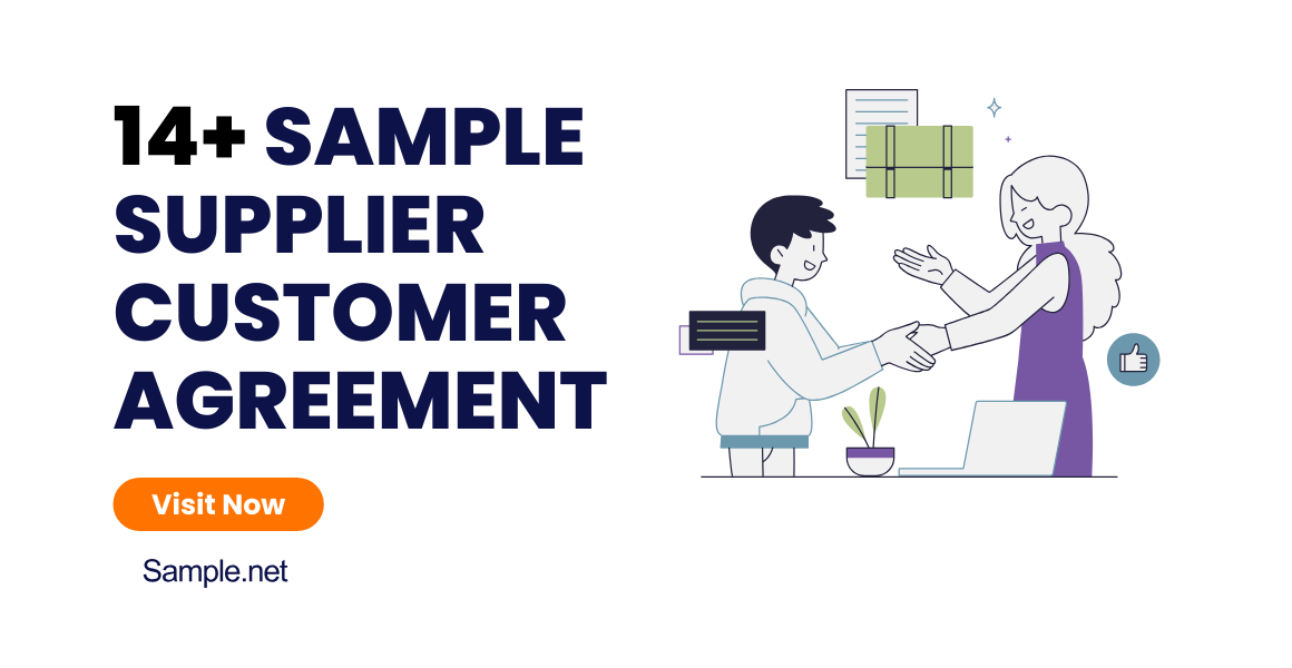 sample supplier customer agreement 1