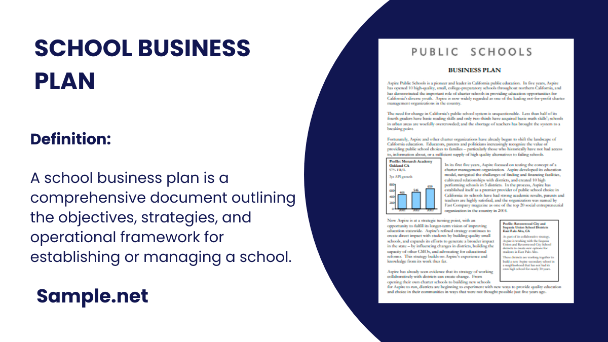 School Business Plan