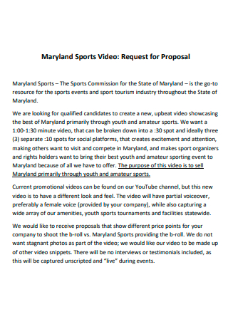 Sports Video Event Proposal