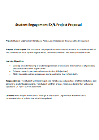 Student Engagement Project Proposal