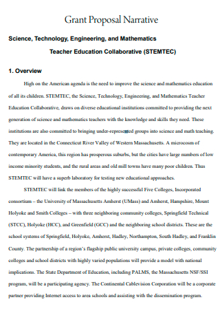 Teacher Education Collaborative Grant Proposal