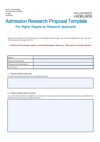 26+ SAMPLE University Research Proposal in PDF | MS Word