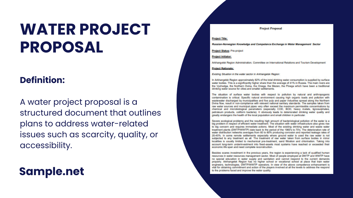 water project proposal