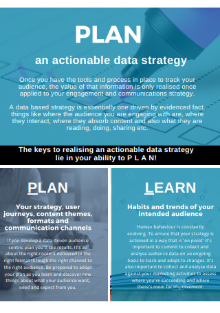 Actionable Data Strategy Plan