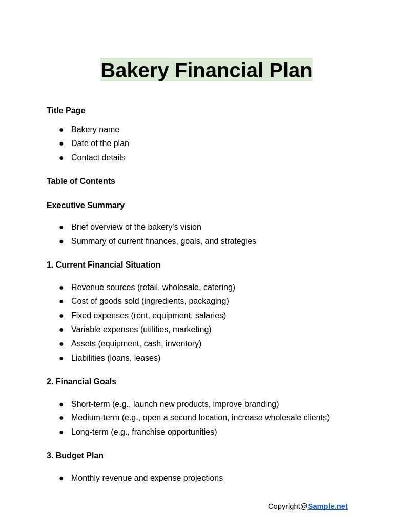 Bakery Financial Plan Google Docs 01 06 2025 04 19 PM