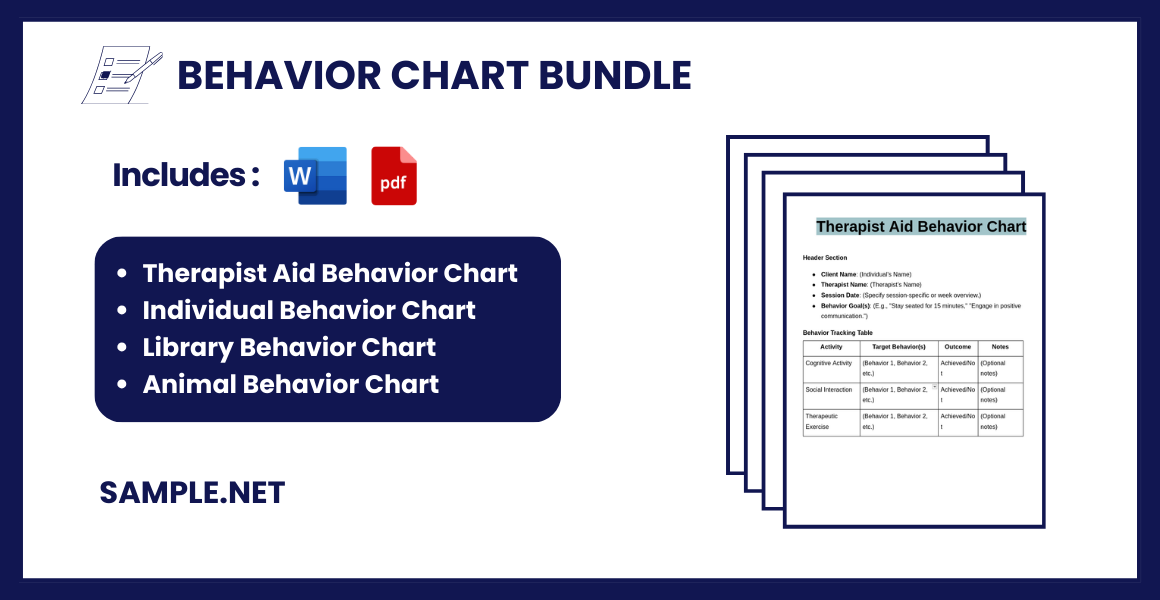 behavior chart bundle