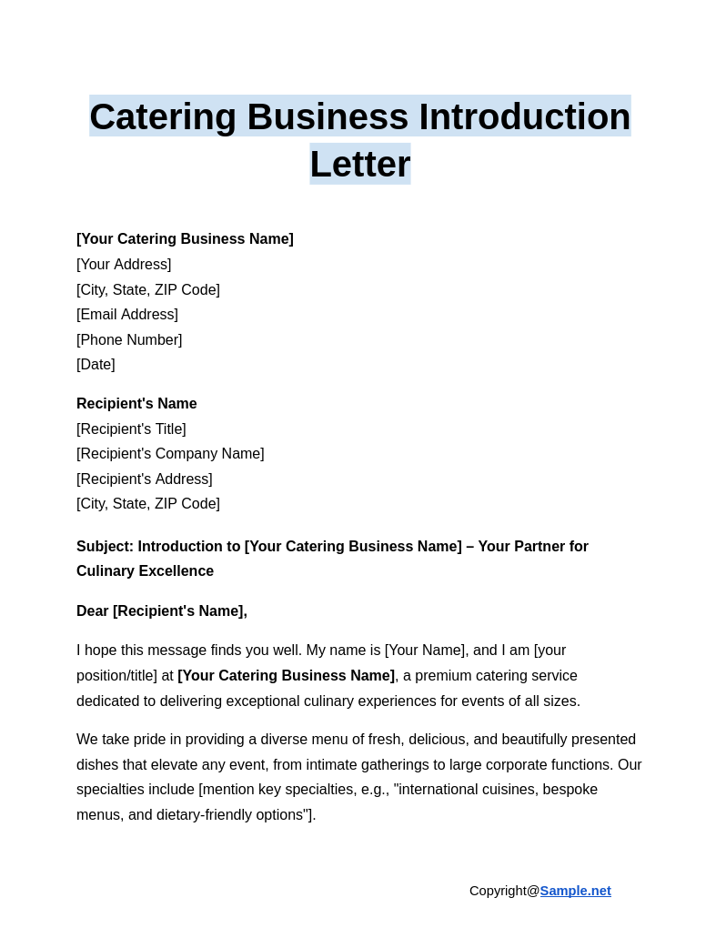 Catering Business Introduction Letter Google Docs 12 17 2024 10 59 AM