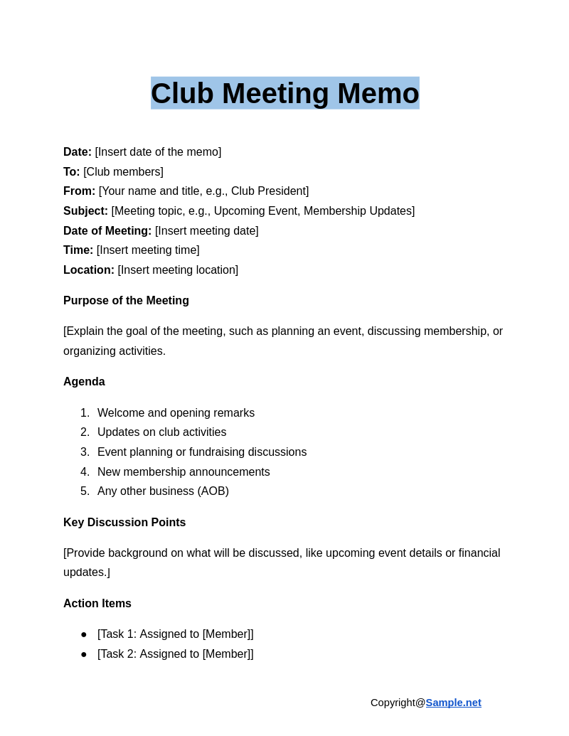 Club Meeting Memo Google Docs 01 10 2025 04 55 PM