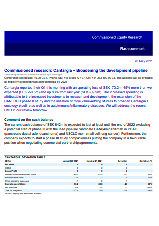 21+ SAMPLE Equity Research Report in PDF | Google Docs | Apple Pages ...